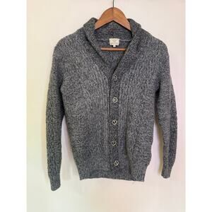 United Arrows Green Label Relaxing Wool Cardigan Sweater Gray Shawl Men’s S